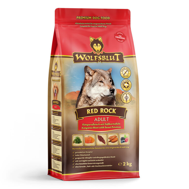 Trockenfutter | Adult | Wolfsblut | Red Rock - Kängurufleisch und Süßkartoffeln