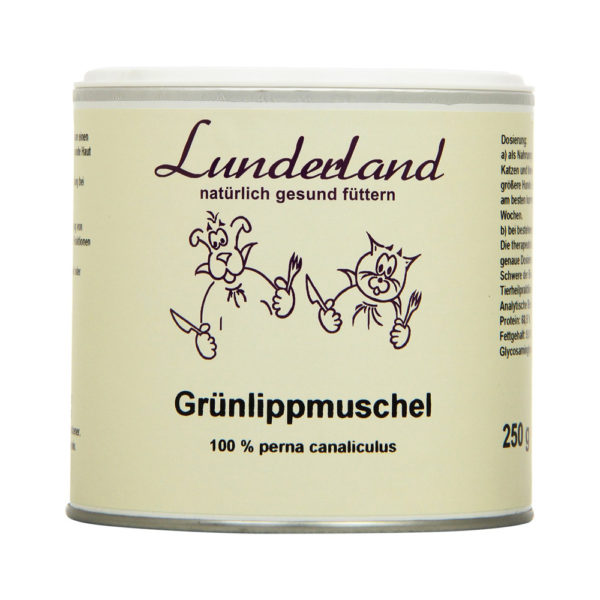 Tierheim Kehl Grünlippmuschelpulver, 250g Dose, für die "Hunde