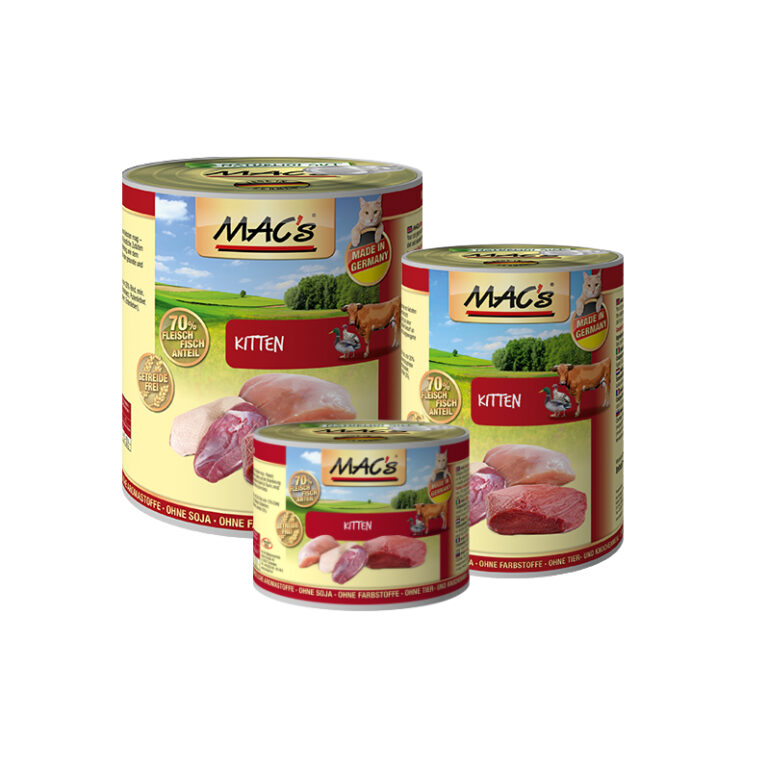 **Osterwunsch** Tierheim Mayen | MAC´s KITTEN Nassfutter, 400g Dose, div. Sorten
