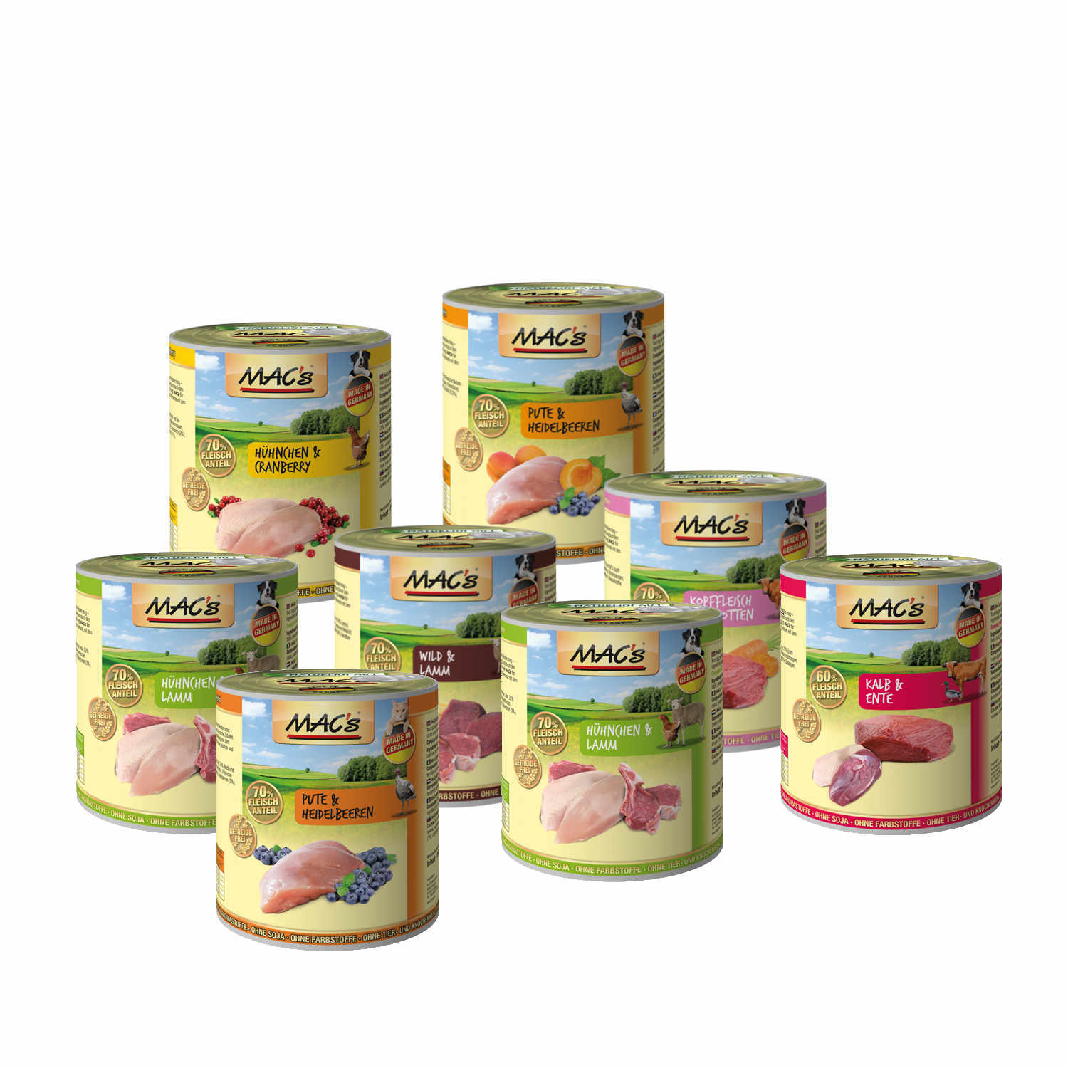 Tierheim Zossen Hunde Nassfutter Geschenkpaket 8x 800g ZABELLO