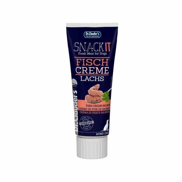 Tierheim Zossen Snack it Lachscreme für Hunde, 75g ZABELLO Haustier