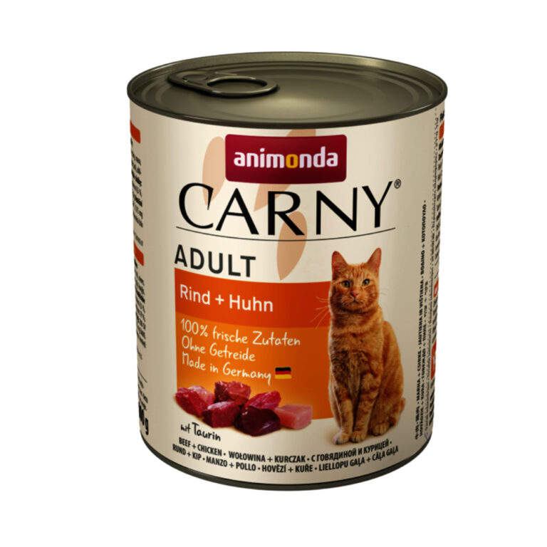 *viel gebraucht* Lottihof | Nassfutter Carny Cat, 800g Dose, div. Sorten – Bild 2