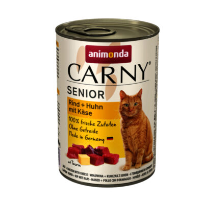 Berliner Katzenschutz e.V. | Carny Cat Senior Nassfutter, 400g, div. Sorten
