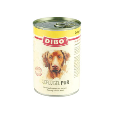 Tierheim Mayen | DIBO Hundenassfutter Geflügel Pur, 400g Dose