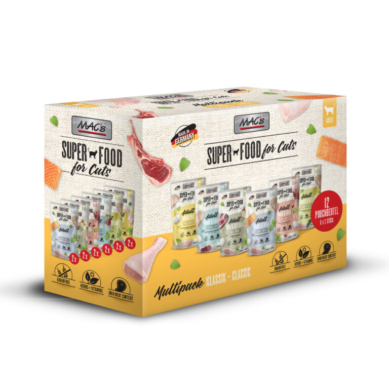 *Pouchie | MACs Cat | Multipack Klassik, 12x 100g