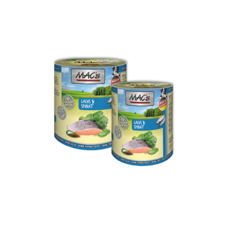Tierheim Kehl | MAC´s Dog Nassfutter, 800g Dose, div. Sorten