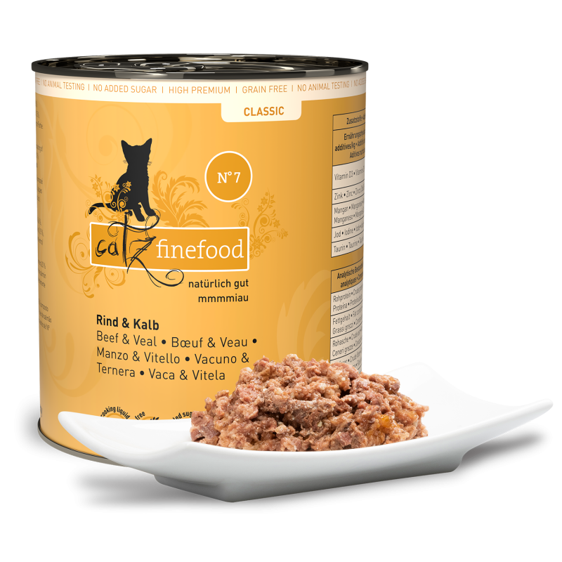 Pouchie | catz finefood | Classic N° 7 - Rind & Kalb – Bild 2