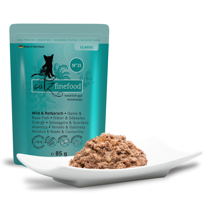Pouchie | catz finefood | Classic N° 21 - Wild & Rotbarsch