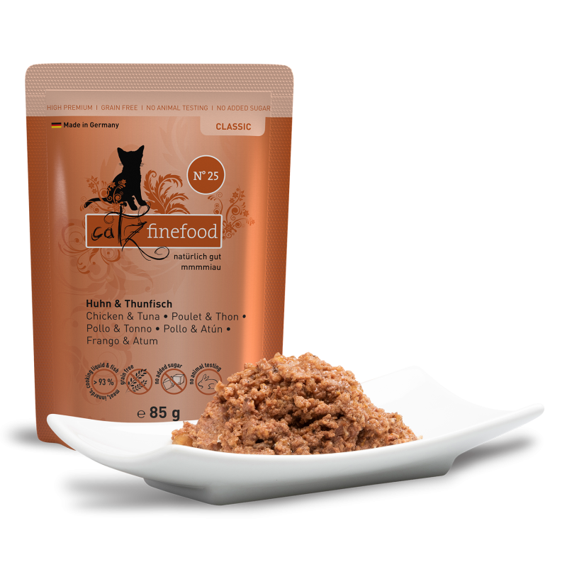Pouchie | catz finefood | Classic N° 25 - Huhn & Thunfisch