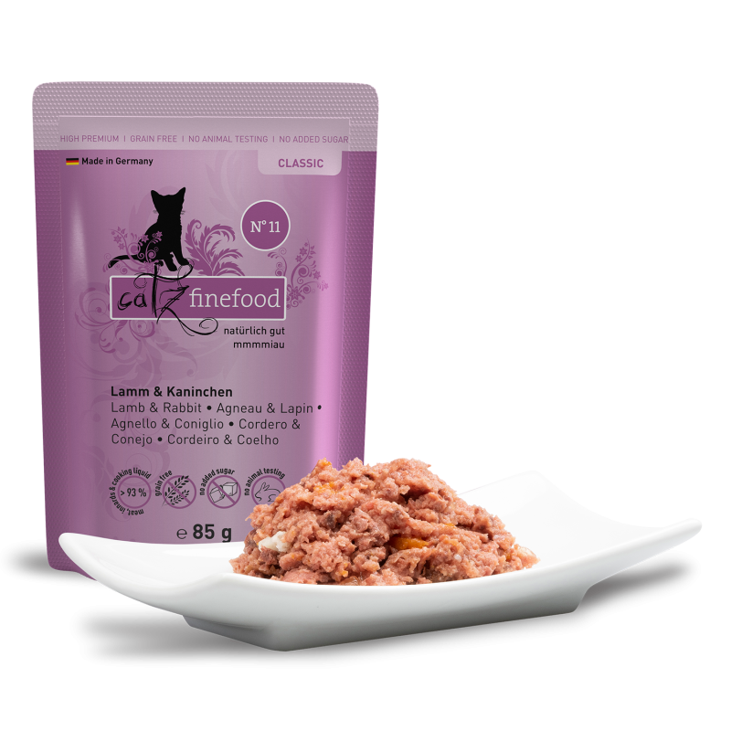 Pouchie | catz finefood | Classic N° 11 - Lamm & Kaninchen