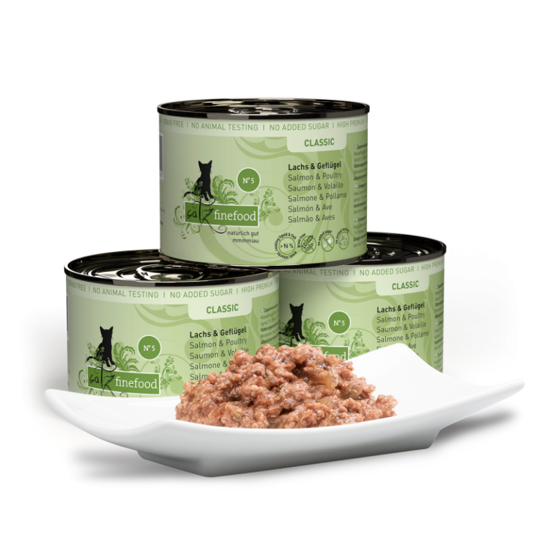 Pouchie | catz finefood | Classic N° 5 - Lachs & Geflügel – Bild 2