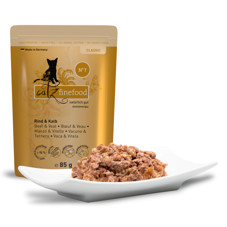 Pouchie | catz finefood | Classic N° 7 - Rind & Kalb