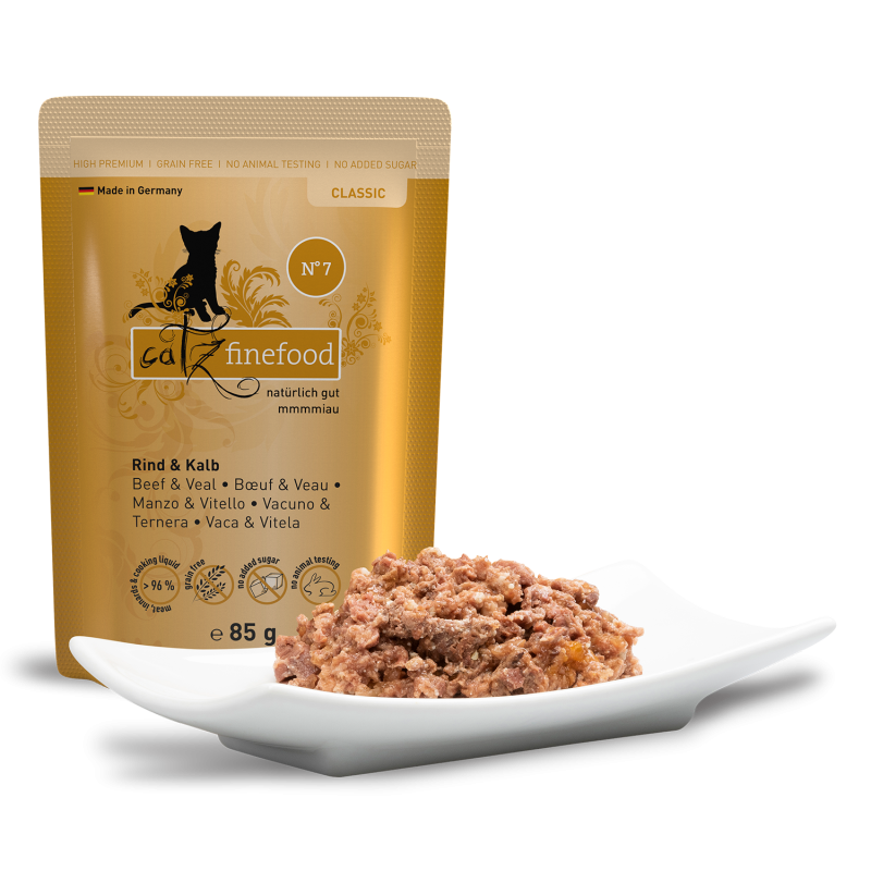 Pouchie | catz finefood | Classic N° 7 - Rind & Kalb