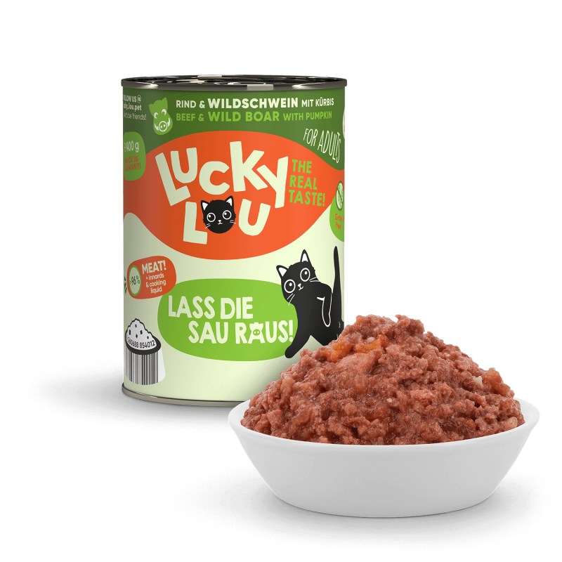 Pouchie | Lucky Lou | Lifestage Adult Rind & Wildschwein – Bild 3