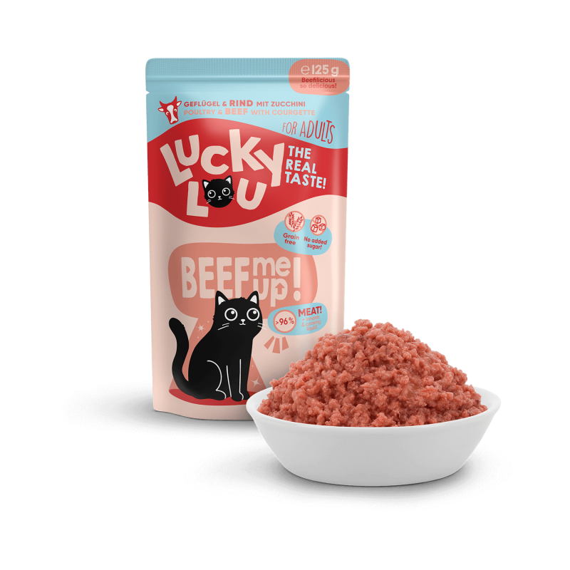 Pouchie | Lucky Lou | Lifestage Adult Geflügel & Rind