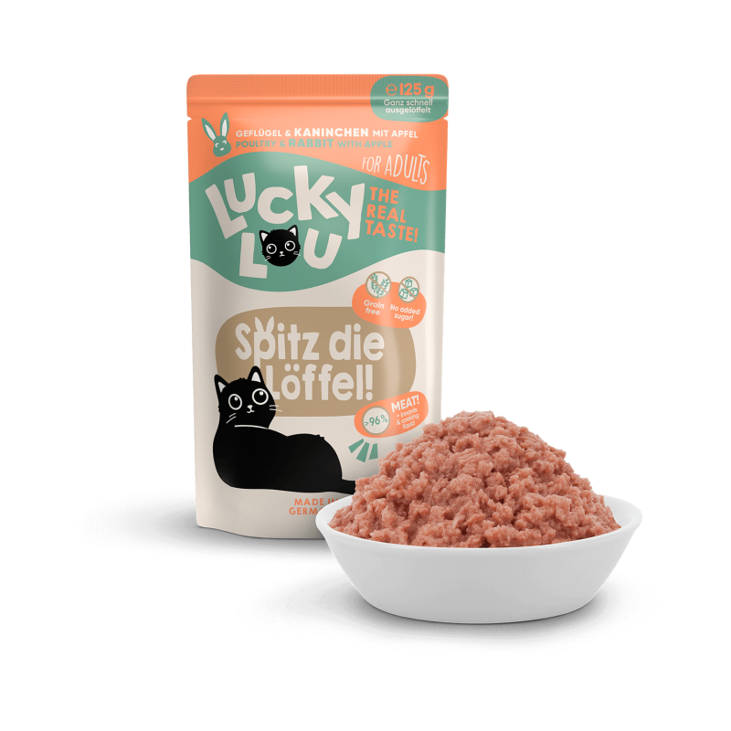 Pouchie | Lucky Lou | Lifestage Adult Geflügel & Kaninchen