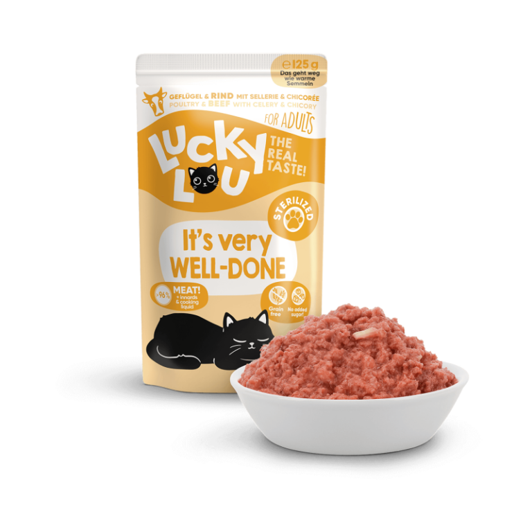 Pouchie | Lucky Lou | Lifestage Sterilized Geflügel & Rind