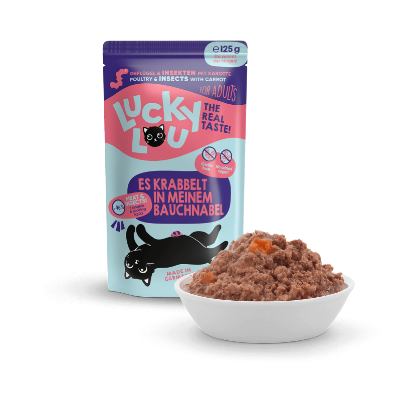 Pouchie | Lucky Lou | Lifestage Adult Geflügel & Insekten