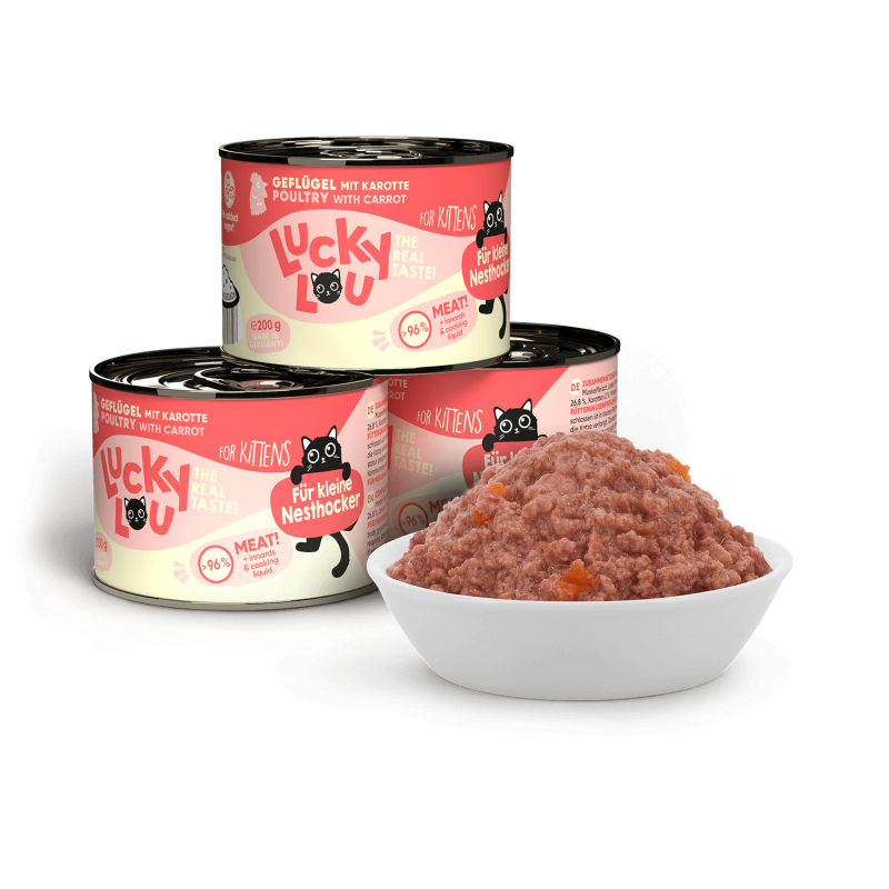 Pouchie | Lucky Lou | Lifestage Kitten Geflügel – Bild 2