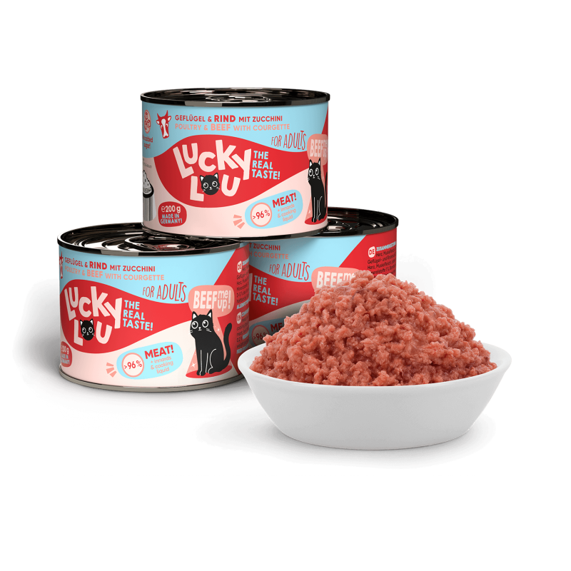 Pouchie | Lucky Lou | Lifestage Adult Geflügel & Rind – Bild 2