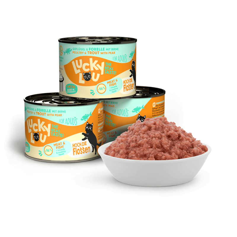 Pouchie | Lucky Lou | Lifestage Adult Geflügel & Forelle – Bild 3