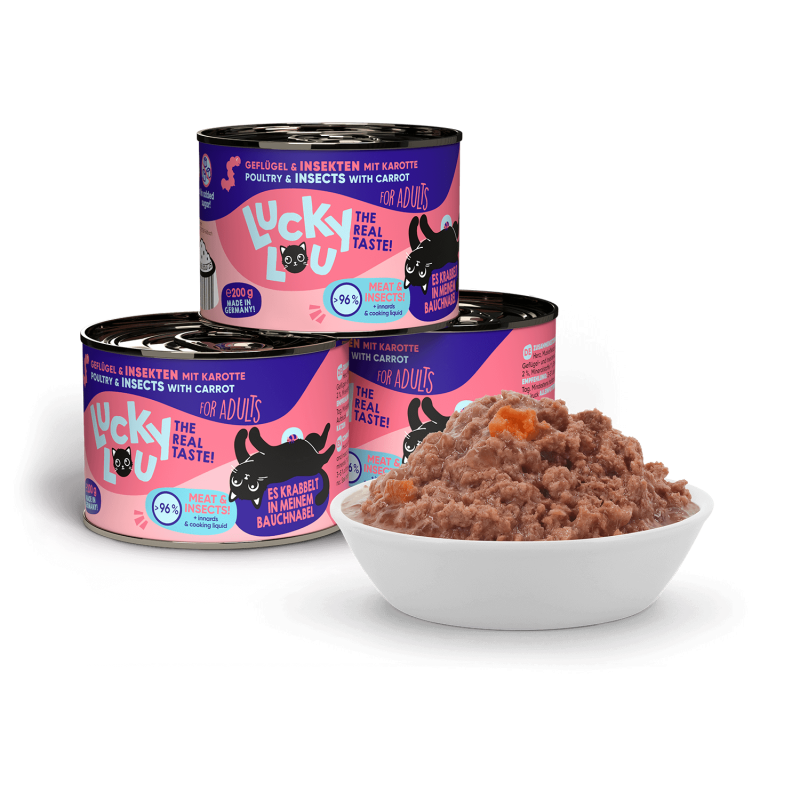 Pouchie | Lucky Lou | Lifestage Adult Geflügel & Insekten – Bild 3
