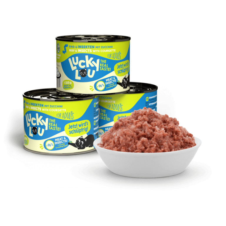 Pouchie | Lucky Lou | Lifestage Adult Rind & Insekten – Bild 3