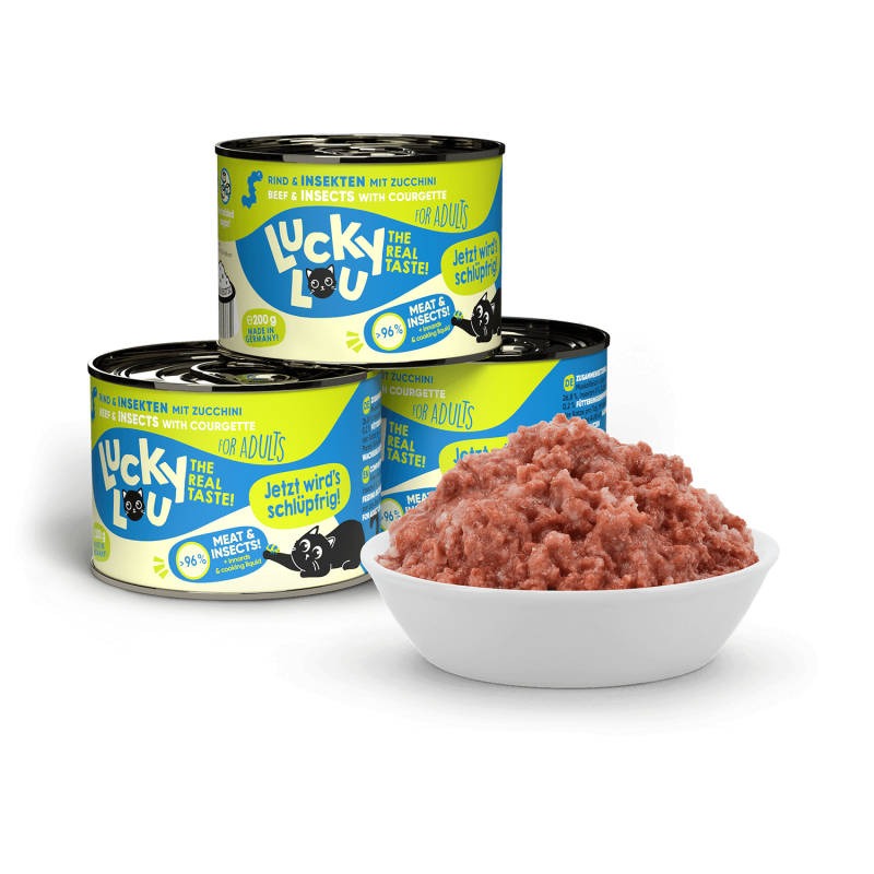 Pouchie | Lucky Lou | Lifestage Adult Rind & Insekten – Bild 3