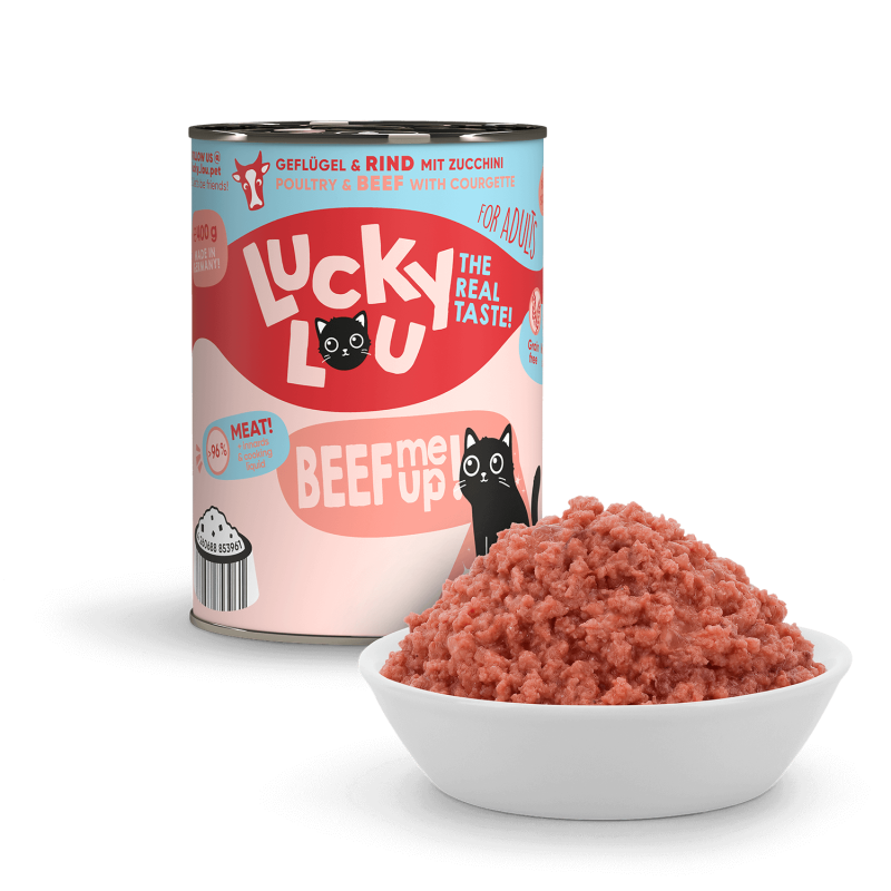 Pouchie | Lucky Lou | Lifestage Adult Geflügel & Rind – Bild 3