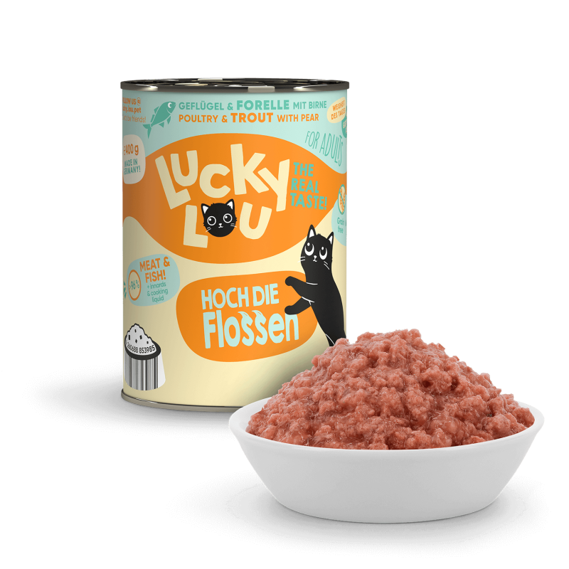 Pouchie | Lucky Lou | Lifestage Adult Geflügel & Forelle – Bild 4