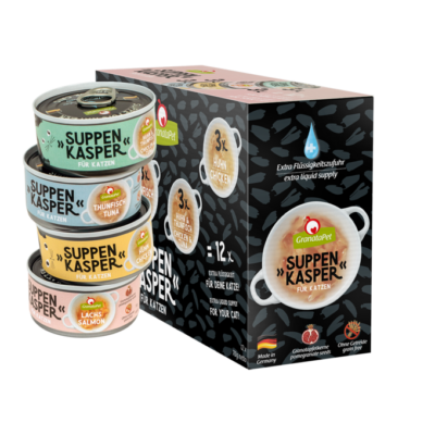 Tierheim Falkensee | 4x Granatapet Suppenkasper je 70g, div. Sorten