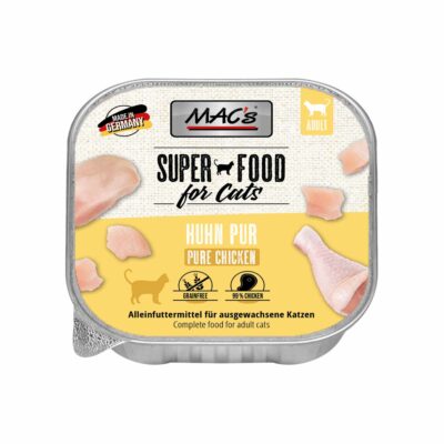 *viel gebraucht* Tierheim Falkensee | 2x MACs Cat Pur, Huhn und Pute je 100g