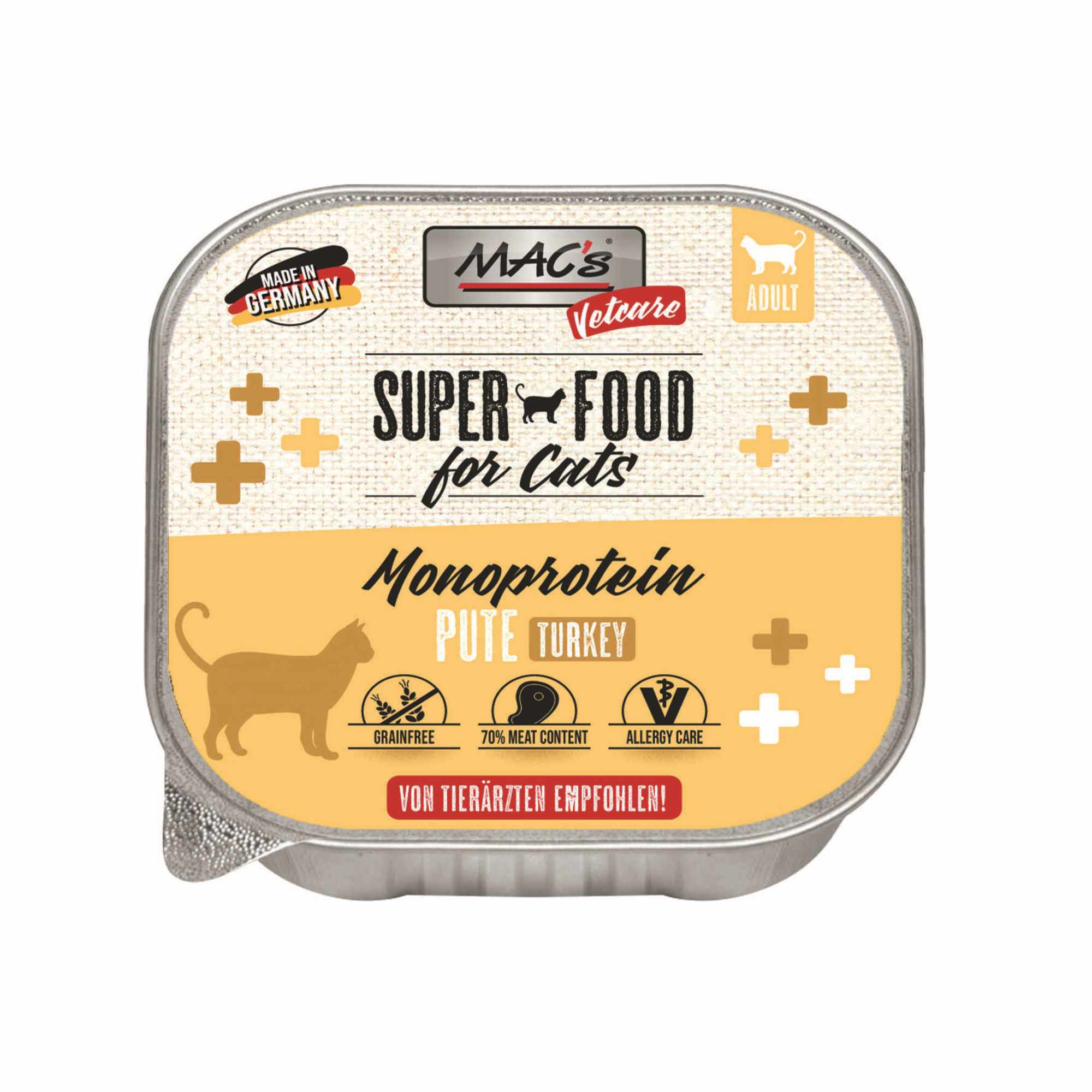 Tierheim Kehl | MACs Cat Pur| Schälchen 100g, div. Sorten