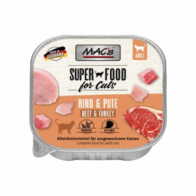 *viel gebraucht* Tierheim Mayen - MACs Cat | Rind & Pute, 100g