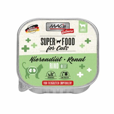 Schale | MACs Cat Vetcare | Nierendiät, Rind, 100g