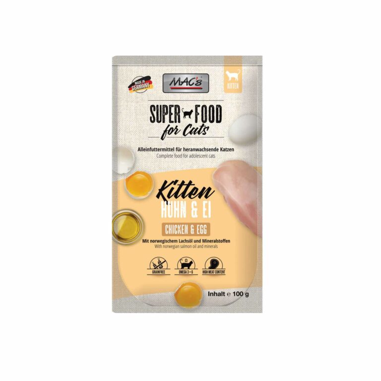 Pouchie | MACs Cat | Kitten Huhn & Ei,100g