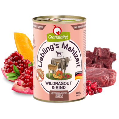 Dosen | Adult | Granata Pet | Liebling´s Mahlzeit Wildragout & Rind