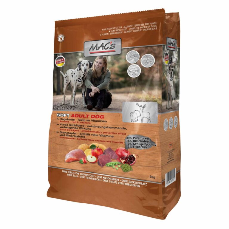 Trockenfutter | Adult | MACs Dog | Soft Pute & Hirsch