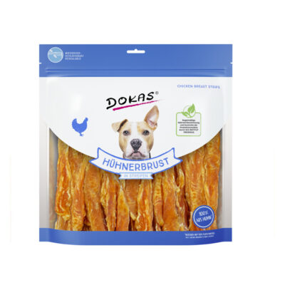 Snacks | DOKAS | Hühnerbrust in Streifen 900g