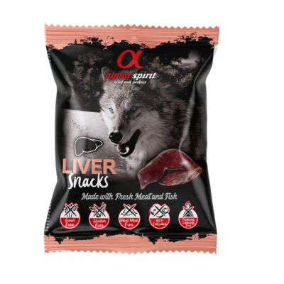 Snacks | alpha spirit | Snackwürfel Leber 50g