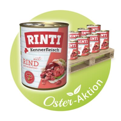 *Oster-Palettenaktion* Tierheim Meissen | Rinti Kennerfleisch, div. Größen und Sorten